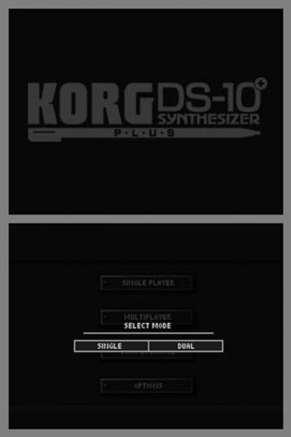 KORG DS-10 Synthesizer Plus music creation game for Nintendo DS featuring dual analog style synthesizers drum machines touch screen controls live performance mode and authentic Korg electronic music production experience gameplay