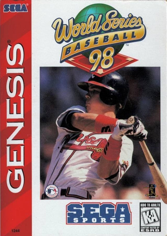 World Series Baseball 98 cover art for Sega Genesis GEN video game