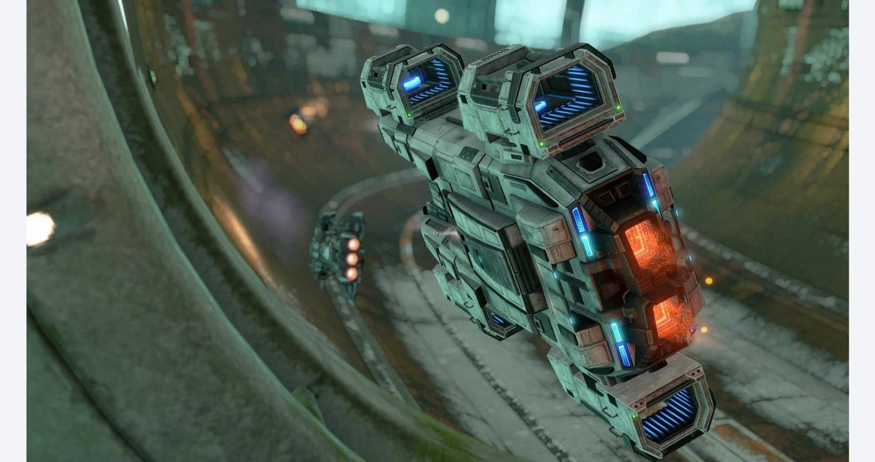 Grip Combat Racing – PlayStation 4 (PS4) video game gameplay, futuristic high-speed combat racing game