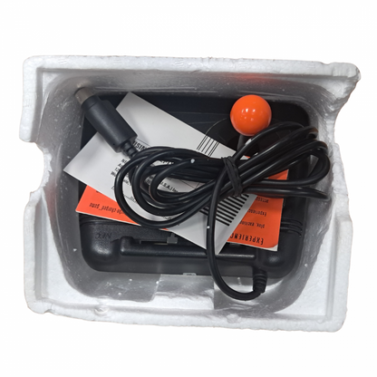 Turbo Stick Complete in Box TurboGrafx TG for retro video game enthusiasts featuring official gaming controller hardware arcade style joystick design responsive directional controls authentic TurboGrafx compatibility vintage gaming accessory functionality complete in box collector presentation and collectible gaming appeal controller 