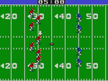 Joe Montana Football gameplay for Sega Game Gear (GG) video game