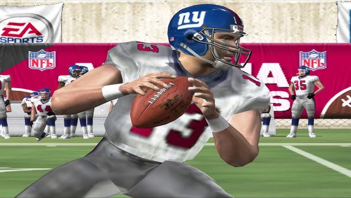 Madden NFL 2005 Xbox for football sports video game fans featuring NFL teams and players Franchise Mode online multiplayer enhanced defensive controls realistic gameplay season management competitive matches classic EA Sports action collectible gaming appeal gameplay