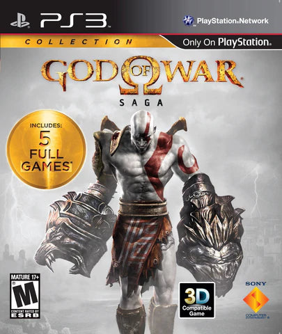 God of War: Saga Collection cover art for PlayStation 3 (PS3) video game