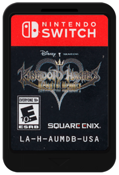 Kingdom Hearts: Melody of Memory cartridge art for Nintendo Switch (NS) video game