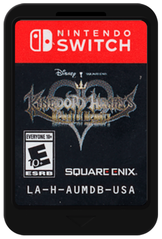 Kingdom Hearts: Melody of Memory cartridge art for Nintendo Switch (NS) video game