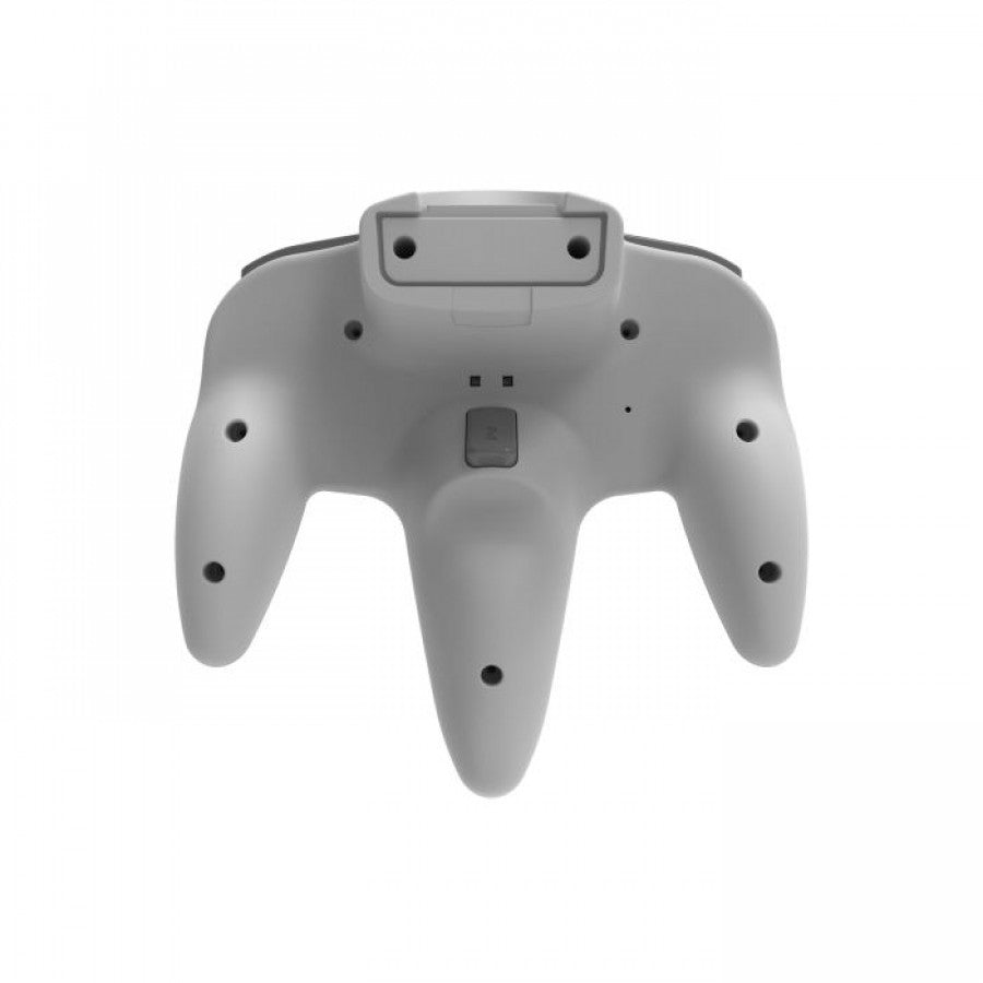 N64 Wireless 2.4GHz Controller for Nintendo 64 N64 Grey accessory featuring wireless 2.4GHz connectivity classic three prong controller design analog stick directional pad responsive buttons ergonomic grip and compatibility with supported Nintendo 64 games replacement gaming controller and retro gaming accessory appeal