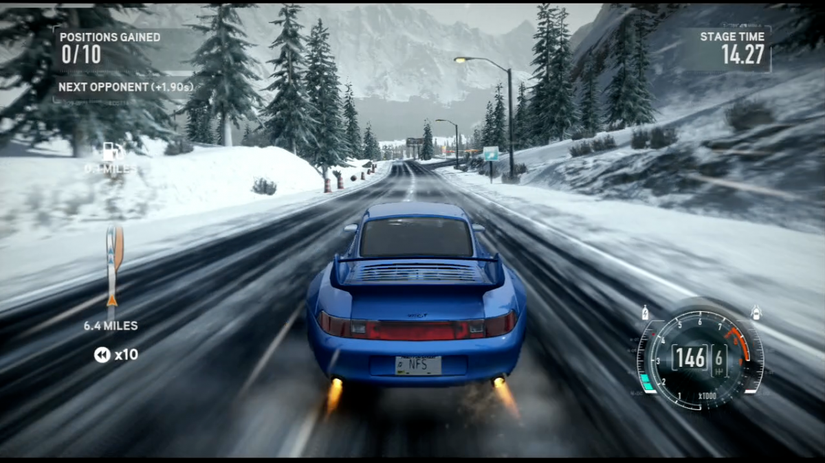 Need for Speed The Run PlayStation 3 PS3 for arcade racing video game fans featuring high speed street racing cross country road trips exotic cars police chases cinematic action intense driving challenges vehicle customization and thrilling race events collectible gaming appeal gameplay