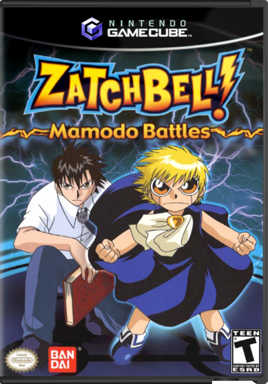 Zatch Bell!: Mamodo Battles Bandai cover art for GameCube (GC) video game