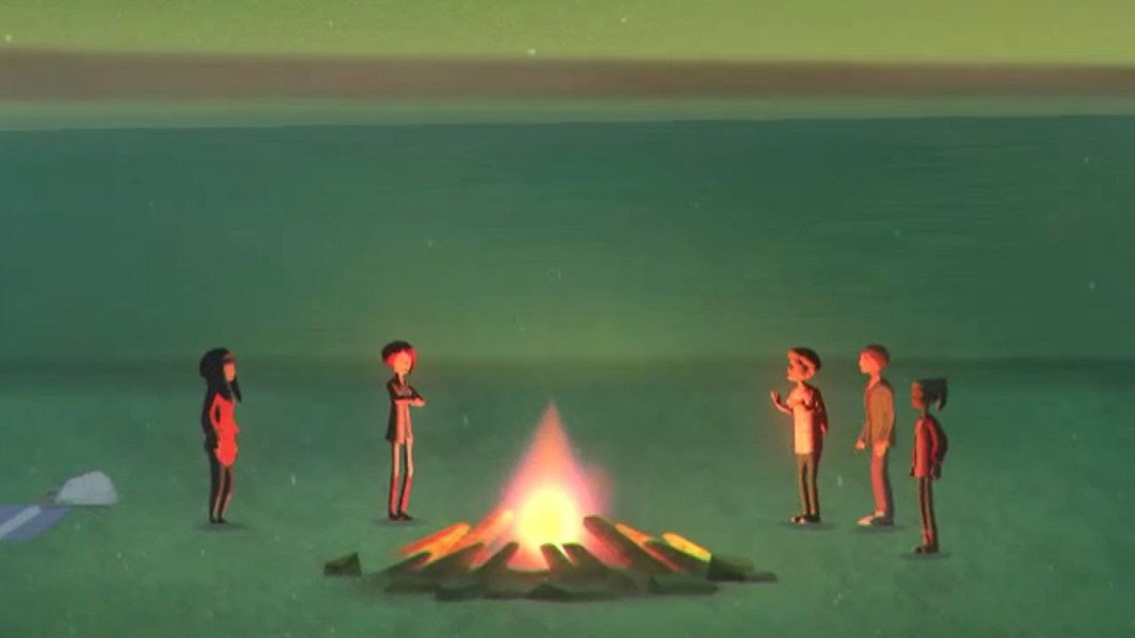 Oxenfree Limited Run #010 Nintendo Switch inspired design featuring supernatural narrative adventure aesthetic mysterious island exploration eerie radio signal phenomena branching dialogue choices atmospheric storytelling suspenseful mystery gameplay collectible limited release presentation gameplay 