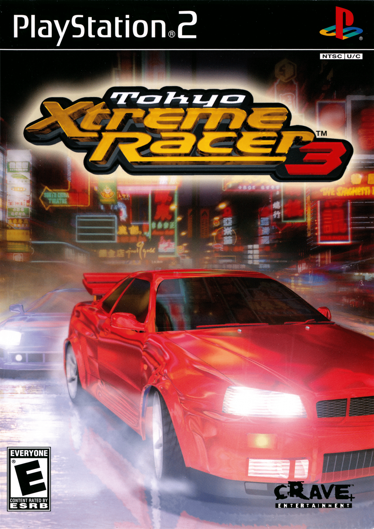 Tokyo Xtreme Racer 3 for PlayStation 2 street racing game set on Tokyo highways JDM cars tuning customization midnight club style arcade racing career mode cover