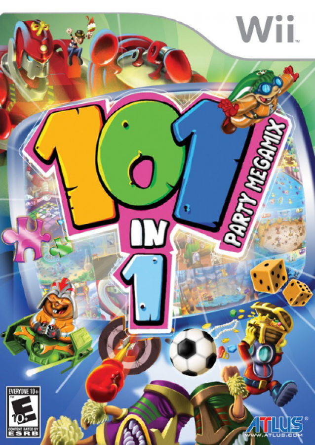 101-in-1 Party Megamix cover art for Nintendo Wii (Wii) video game