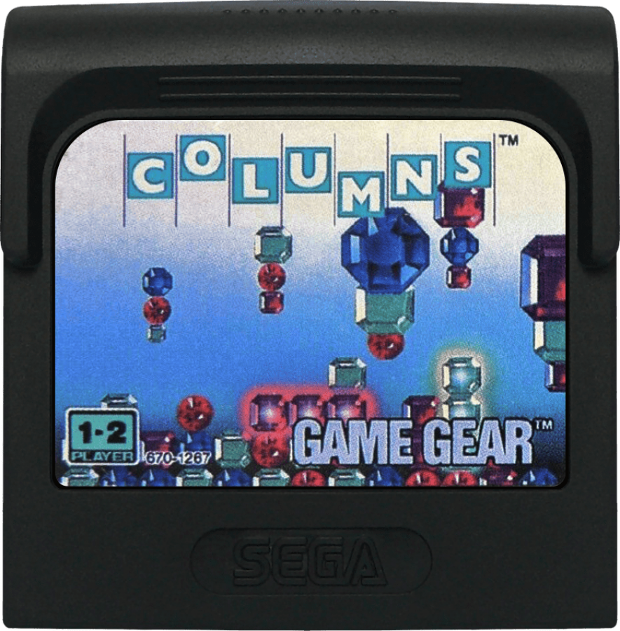 Columns cartridge for Sega Game Gear (GG) video game