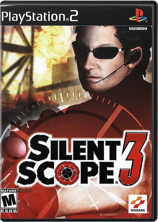 Silent Scope 3 cover art for PlayStation 2 (PS2) video game