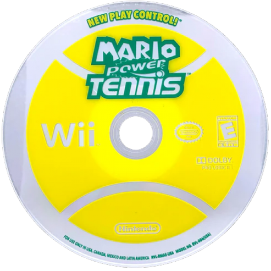 New Play Control: Mario Power Tennis – Nintendo Wii (Wii) arcade tennis sports multiplayer video game disc