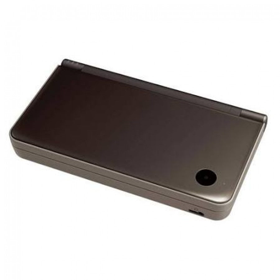 Nintendo DSi XL Bronze handheld gaming system featuring oversized dual screens touch screen controls built in cameras Wi Fi connectivity downloadable DSiWare support portable Nintendo gaming rechargeable battery durable foldable design collectible gaming appeal