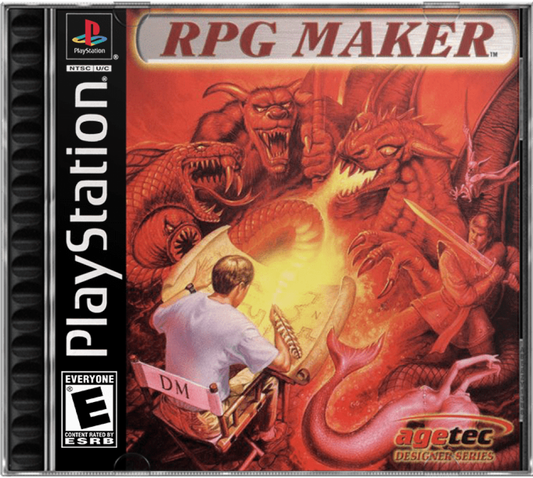 RPG Maker cover art for PlayStation 1 (PS1) video game