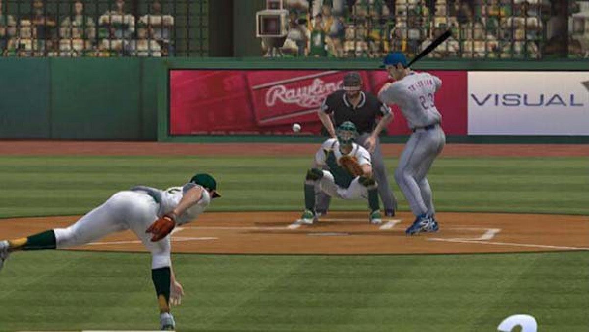 Major League Baseball 2K6 gameplay for PlayStation 2 (PS2) retro baseball video game
