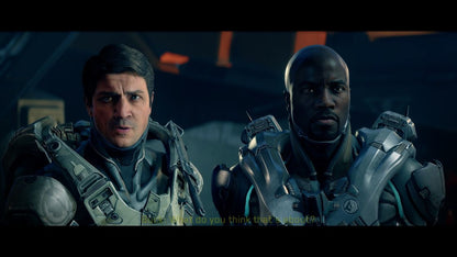 Halo 5: Guardians gameplay for Xbox One (XONE) sci-fi first-person shooter video game