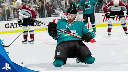 NHL 17 Deluxe Edition PlayStation 4 PS4 for retro video game enthusiasts featuring realistic hockey sports gameplay authentic NHL teams and players franchise mode career progression systems fast paced ice rink action simulation mechanics and competitive sports gaming experience and collectible gaming appeal gameplay