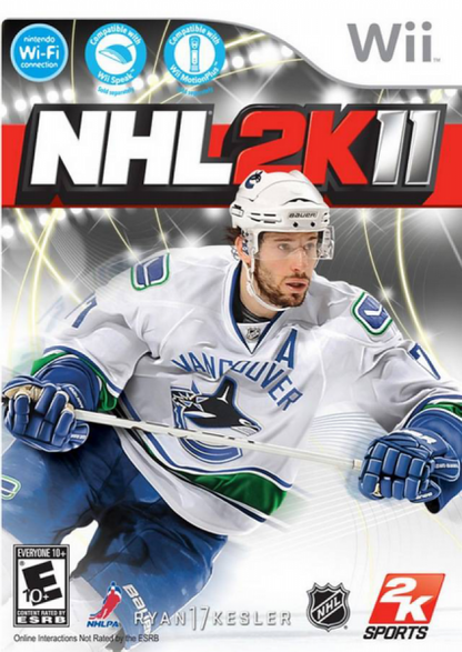 NHL 2K11 cover art for Nintendo Wii (Wii) video game