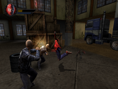 Spider-Man [Greatest Hits] – PlayStation 2 (PS2) video game gameplay, action-adventure superhero game.