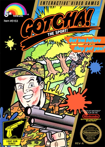 Gotcha cover art for Nintendo Entertainment System (NES) video game