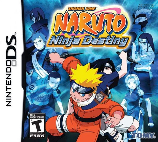 Naruto: Ninja Destiny cover art for Nintendo DS (DS) video game