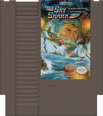 Sky Shark cartridge for Nintendo Entertainment System (NES) retro video game