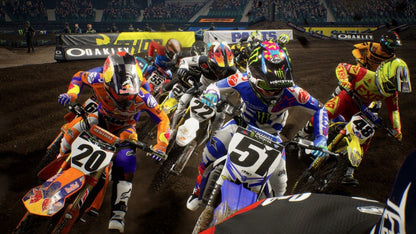 Monster Energy Supercross 2 gameplay for Xbox One (XONE) racing video game