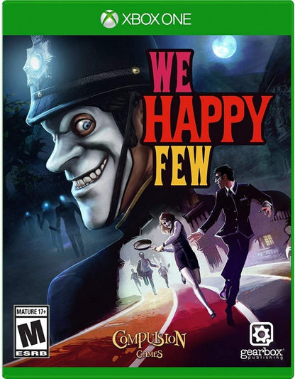 We Happy Few – Xbox One (XONE) cover art for dystopian action-adventure video game
