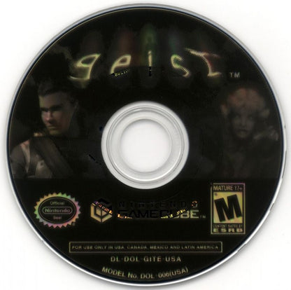 Geist disc for GameCube (GC) first-person action-adventure shooter video game