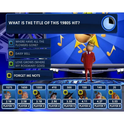 Buzz! The Mega Quiz for PlayStation 2 with general knowledge and multiplayer quiz gameplay gameplay