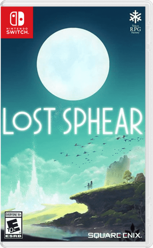 Lost Sphear PAL Import cover art for Nintendo Switch JRPG game