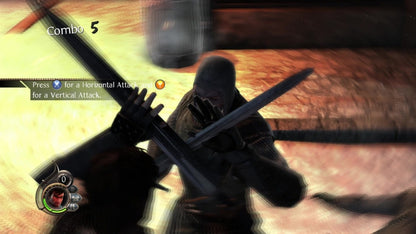 The Cursed Crusade gameplay for Xbox 360 (X360) action-adventure hack-and-slash video game 