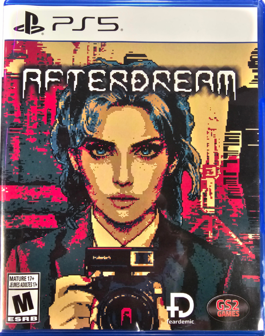 Afterdream PlayStation 5 PS5 for psychological horror adventure video game fans featuring eerie dreamlike environments surreal exploration puzzle solving mysterious characters unsettling atmosphere supernatural elements and immersive narrative driven gameplay collectible gaming appeal front cover art