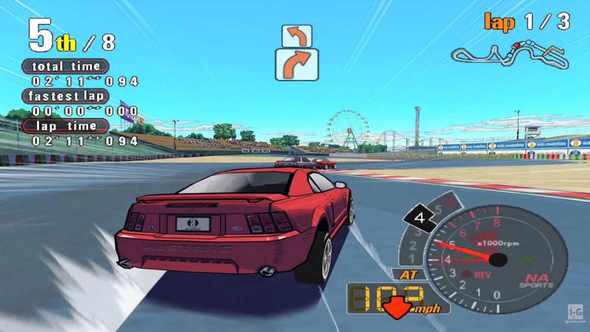 Auto Modellista PS2 game for PlayStation 2 featuring stylized cel-shaded racing and arcade driving action gameplay