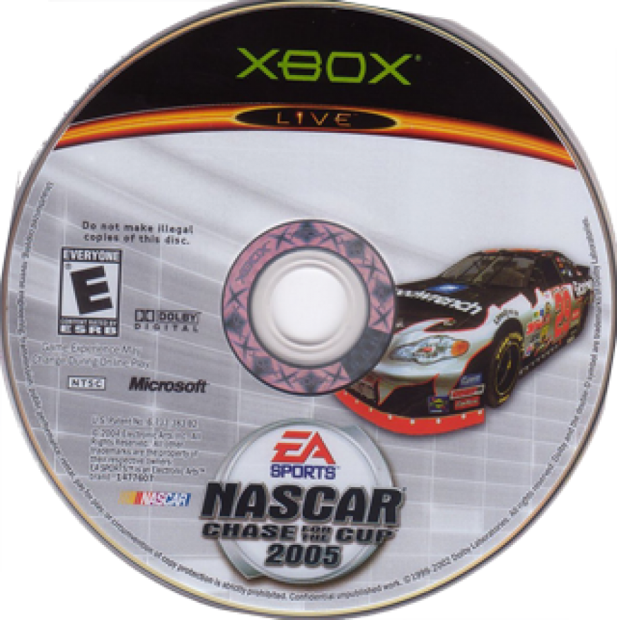 NASCAR 2005: Chase for the Cup disc for Xbox (XBOX) video game