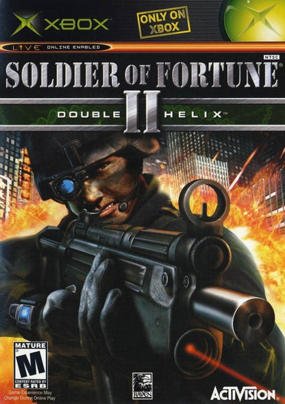 Soldier of Fortune II: Double Helix cover art for Xbox (XBOX) video game