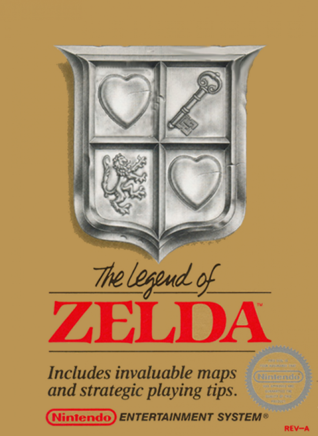 The Legend of Zelda [Gold Cart] cover art for Nintendo Entertainment System (NES) retro video game