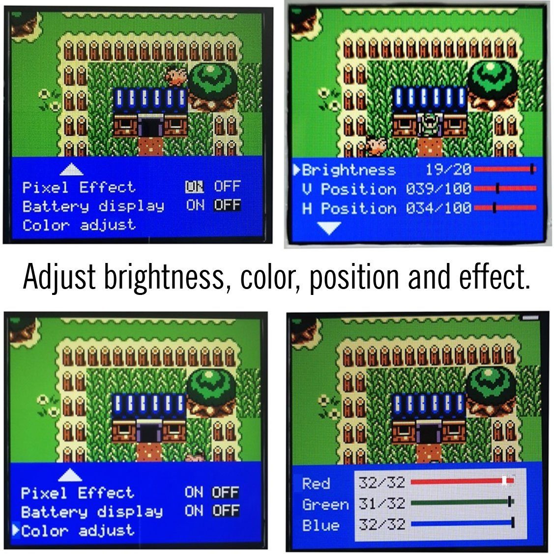 Game Boy Color Q5 IPS LCD Backlight Kit with OSD - Hispeedido