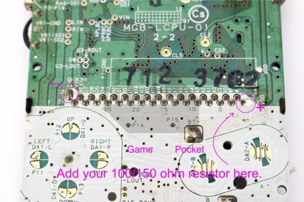Game Boy Backlight Display Mod V3 for DMG and GBP