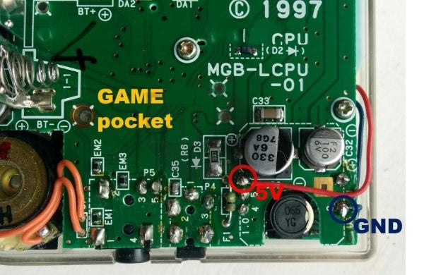Game Boy Backlight Display Mod V3 for DMG and GBP