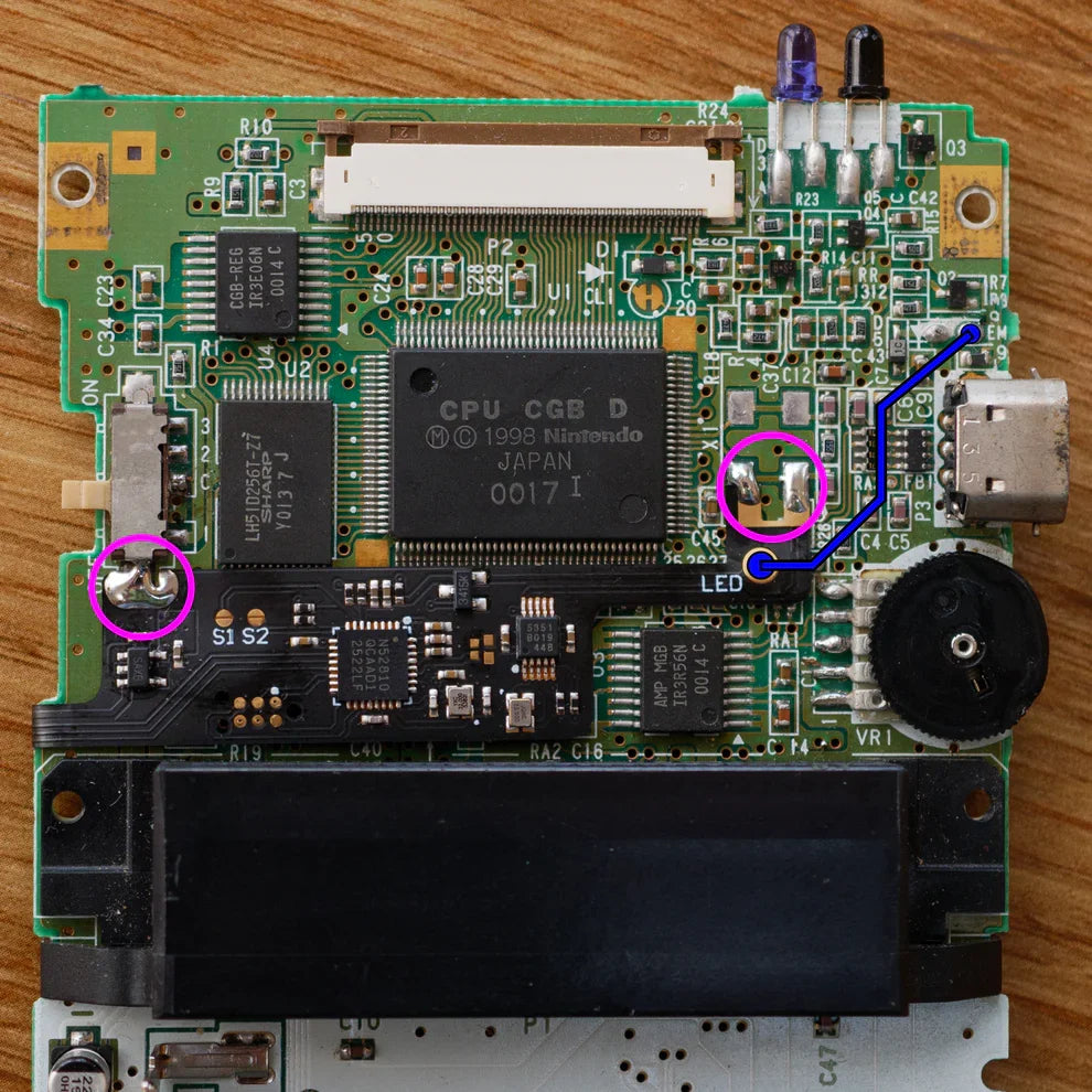 Gameboy Color Overclocker Flex - Robot Retro