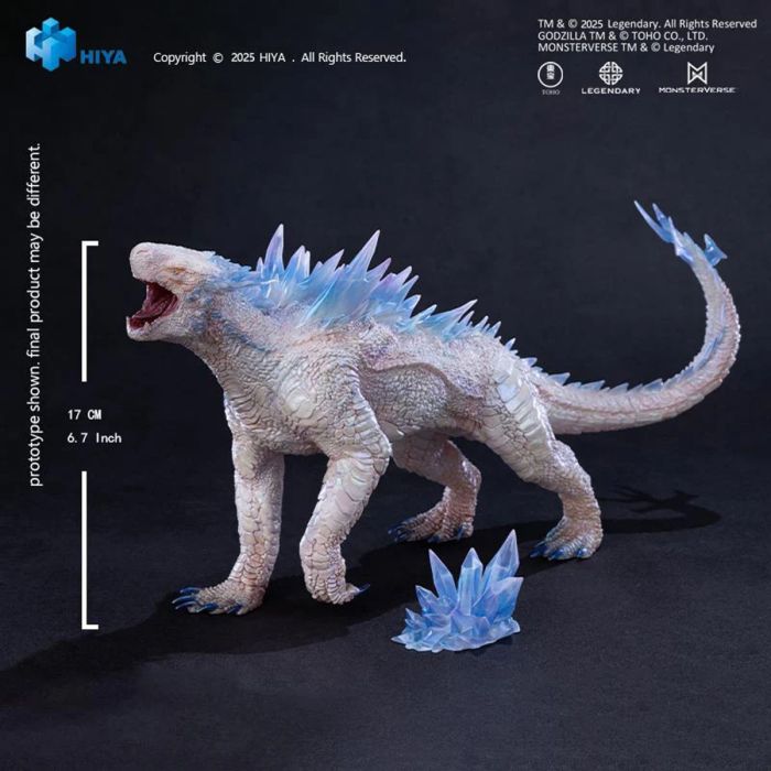 Shimo PVC Statue collectible Godzilla x Kong figure featuring Shimo character design detailed sculpted ice titan appearance premium PVC construction display base collectible movie merchandise and high end collector display appeal