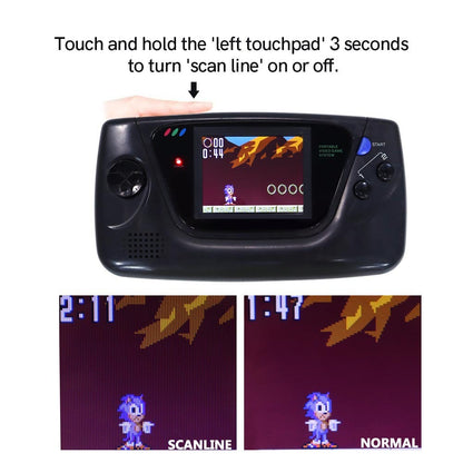 SEGA Game Gear Backlight TFT LCD Kit (Touch Version) - Hispeedido