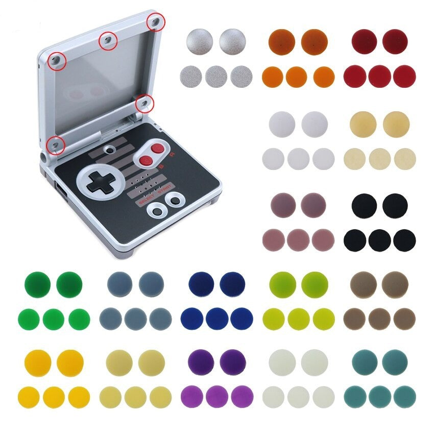 Game Boy Advance SP Screw Hole Covers